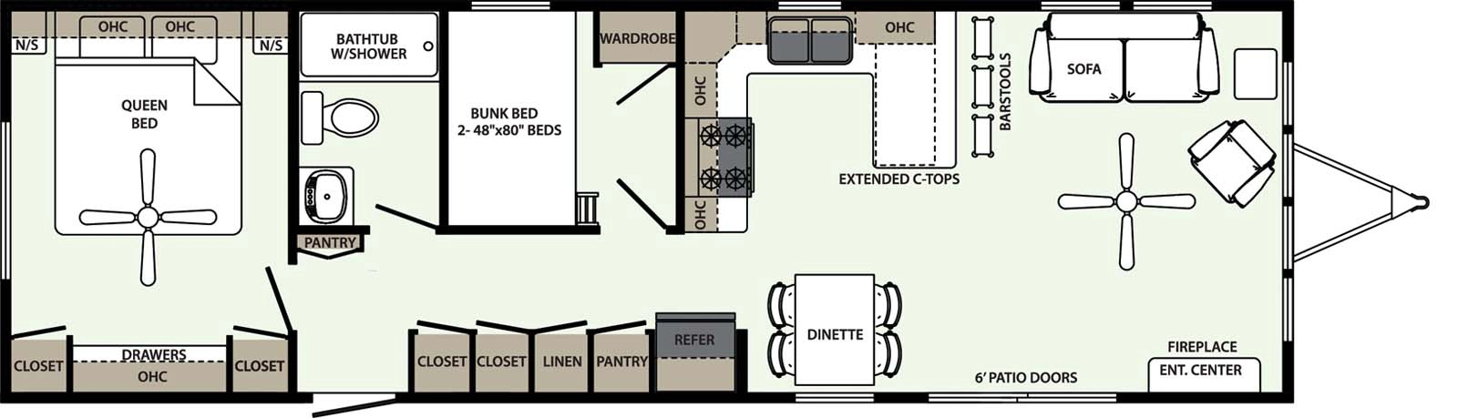 45-2B-C Floorplan Image